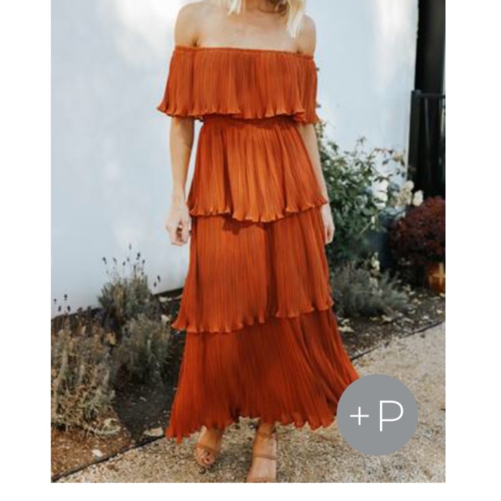 Zarra Spice Pleated Dress